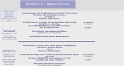 Desktop Screenshot of brustkrebsverlauf.info